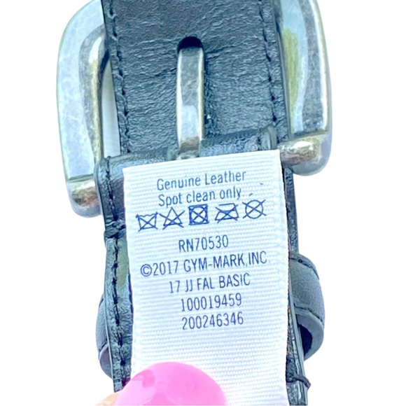 Janie and Jack Black Leather Belt Size 2T - 3 - Picture 5 of 6